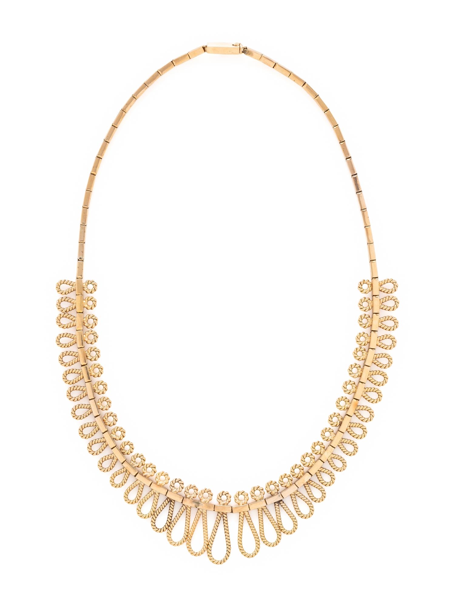 YELLOW GOLD NECKLACE