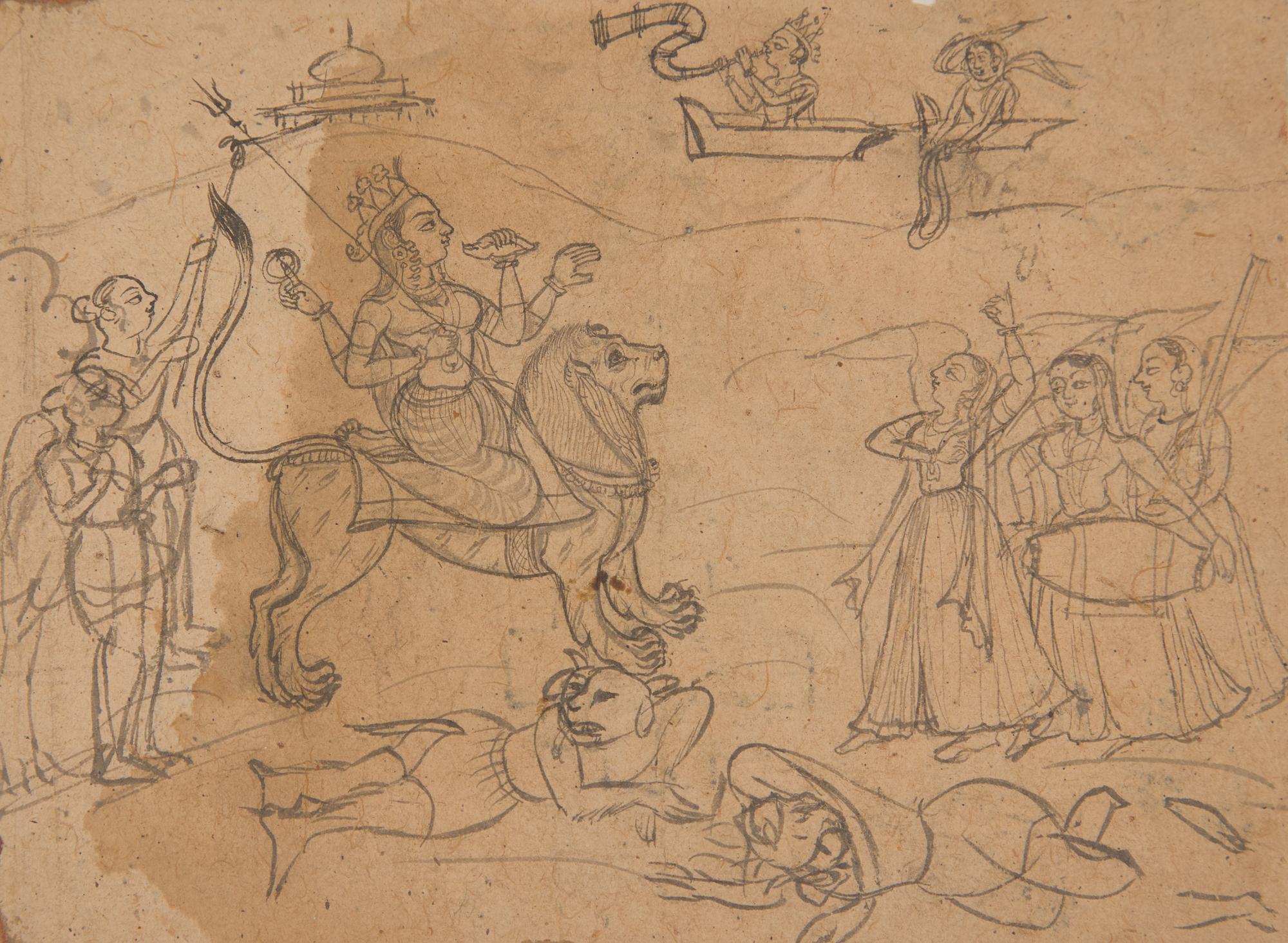 Four Indian Drawings — 印度素描四幅