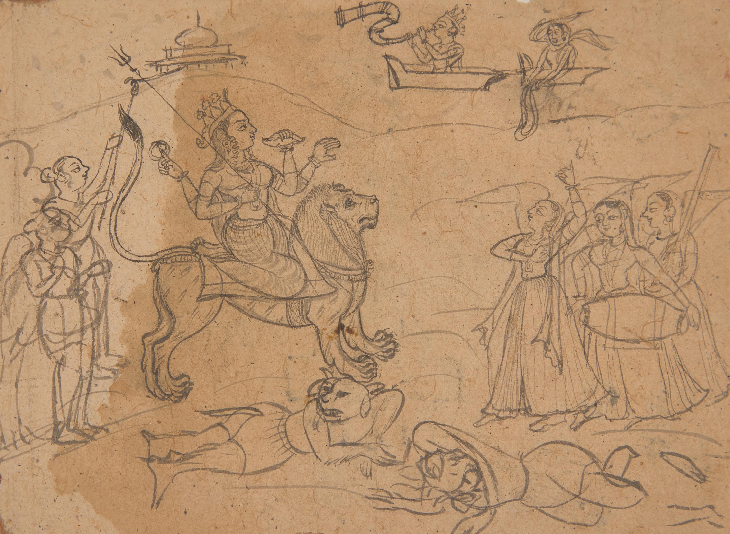 Four Indian Drawings — 印度素描四幅