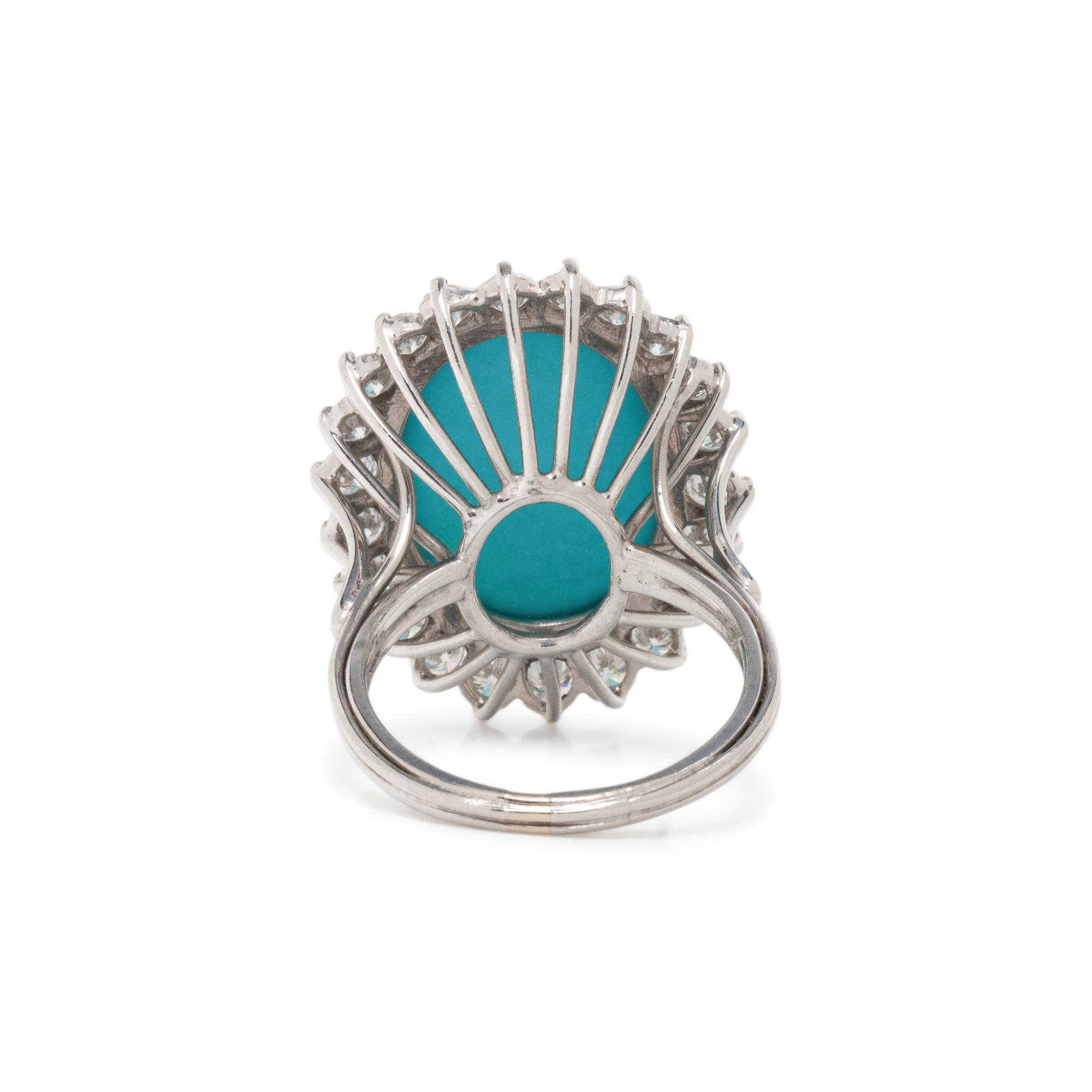 TURQUOISE AND DIAMOND SET