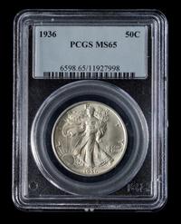 A United States 1936 Walking Liberty 50c Coin