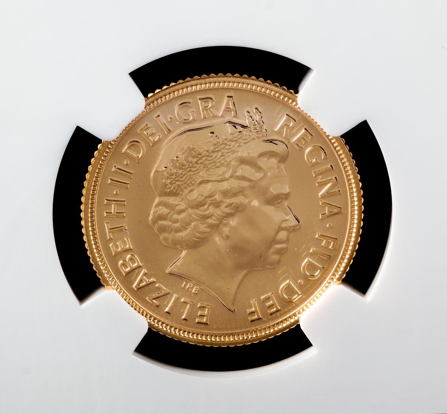 A Group of Four United Kingdom Royal Mint 2013-India Gold Sovreign Coins
