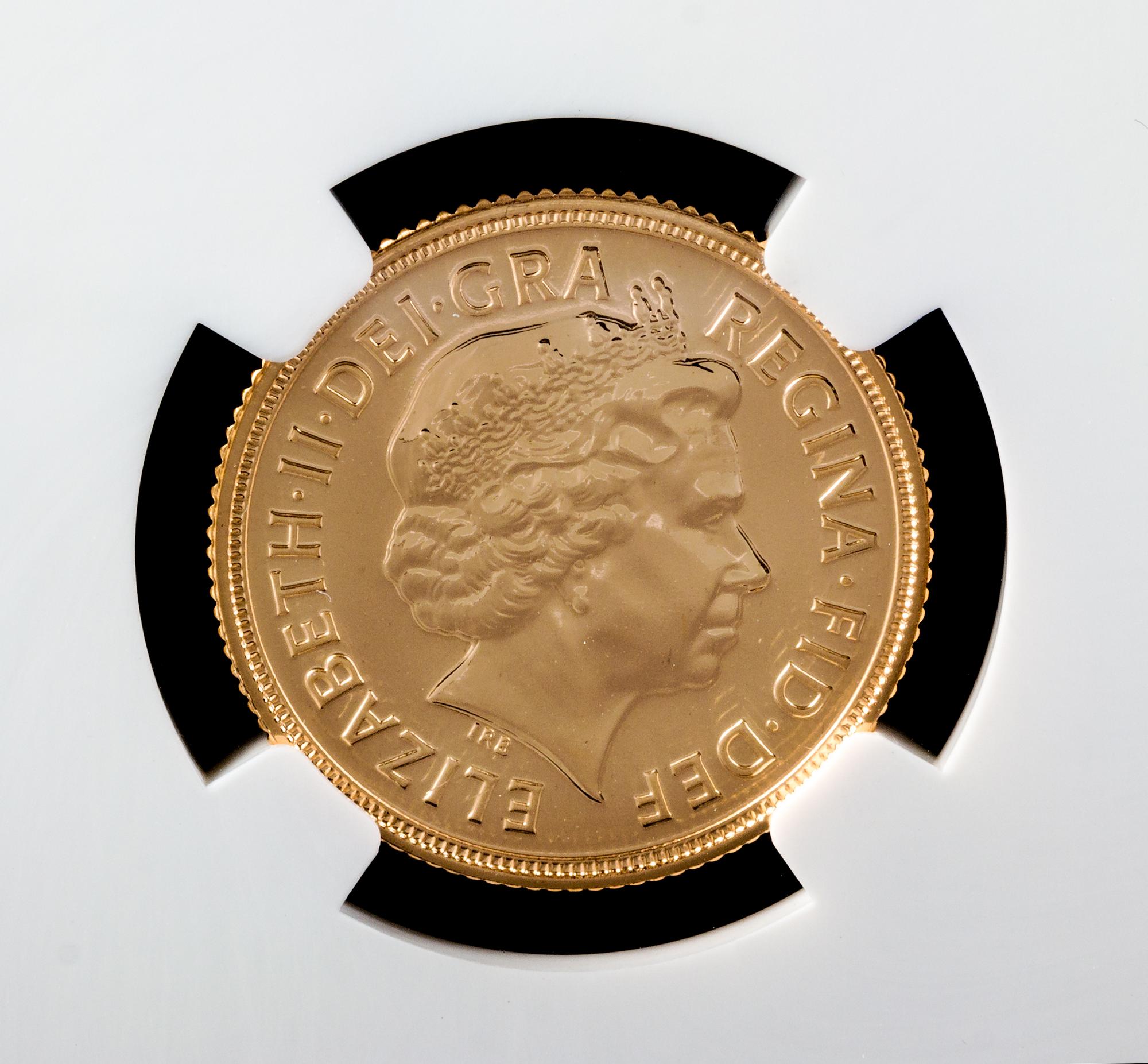 A Group of Four United Kingdom Royal Mint 2013-India Gold Sovreign Coins