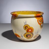 Clarice Cliff (English, 1899–1972) — Rhodanthe pattern Jardinière, c 1934