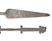 Two Wrought Iron Forks, French or Flemish, 18th Century