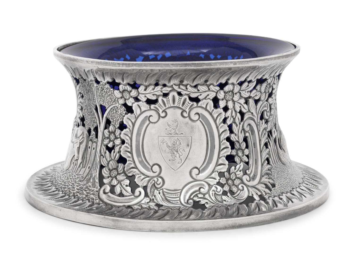 An Edwardian Britannia Silver Dish Ring