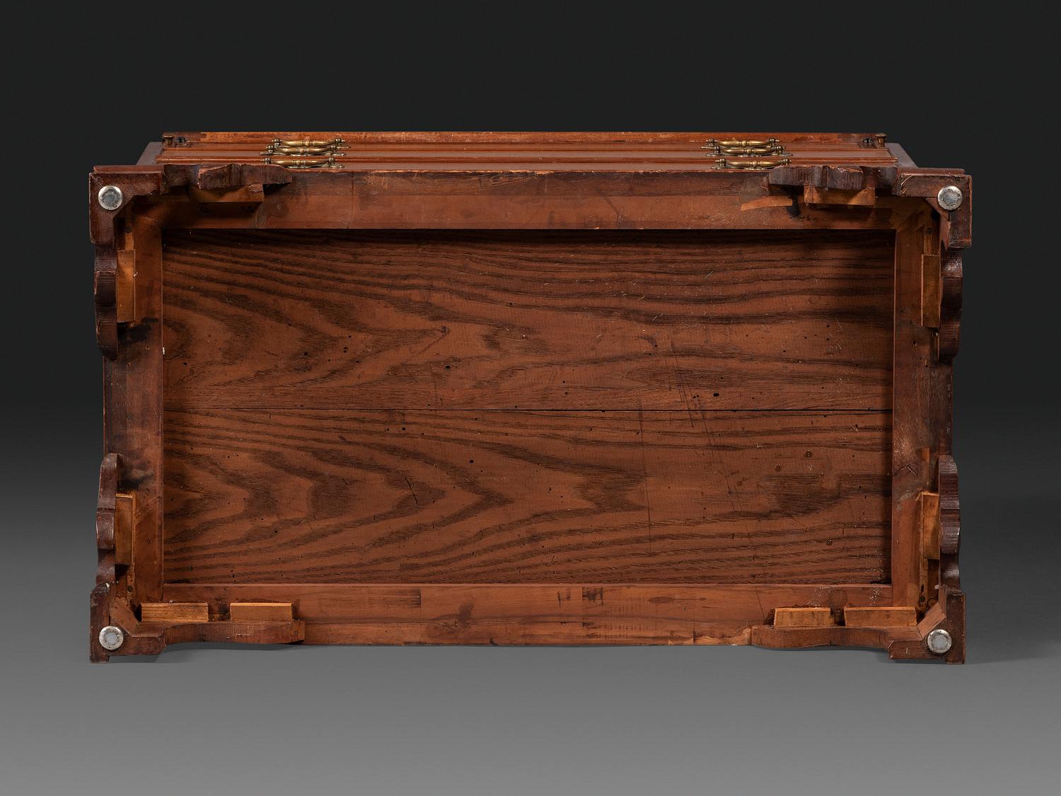 A Chippendale Style Mahogany Slant Front Desk