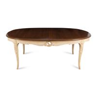 A French Provincial Style Painted Oak Dining Table