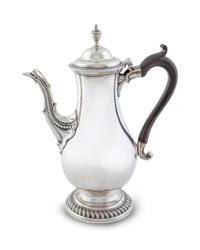 A George III Silver Coffee Pot — Charles Wright, London, 1778