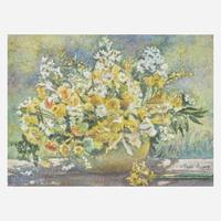 Hugues Claude Pissarro (French, B. 1935) Le Bouquet de la Chambre d'Yvon