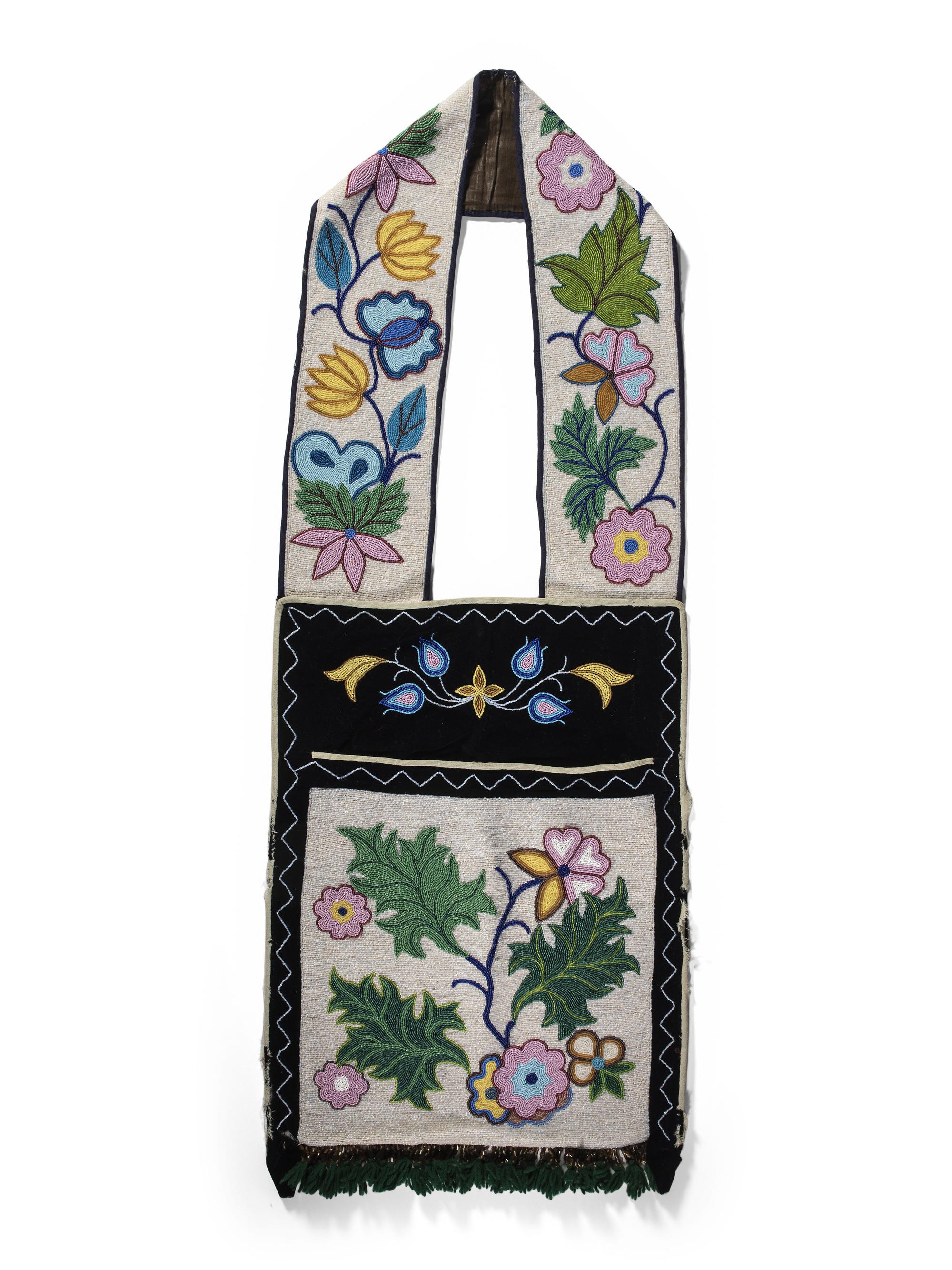 Anishinaabe Beaded Bandolier Bag