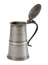 A Scottish Pewter Communion Flagon