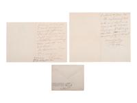 LEE, Fitzhugh (1835-1905). A group of 2 ALsS, comprising: