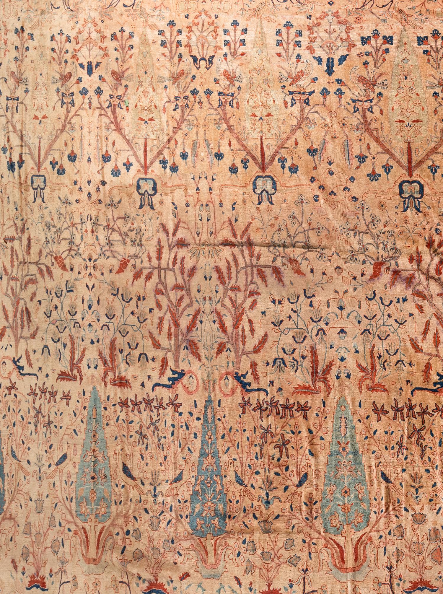 A Sarouk Fereghan Wool Carpet