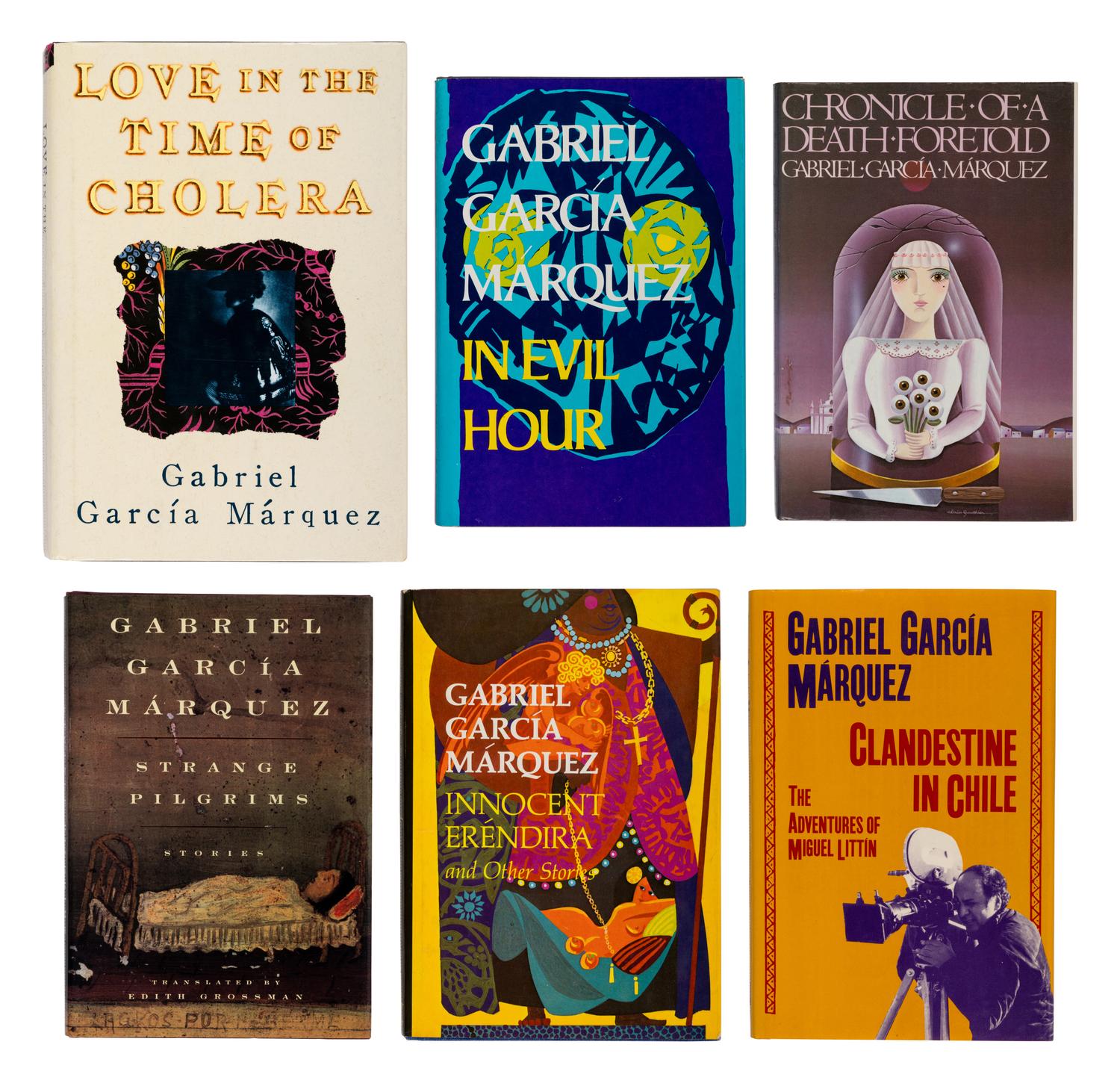 MARQUEZ, Gabriel Garcia (1927-2014). A group of 6 FIRST AMERICAN EDITIONS, comprising: