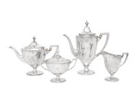 A Tiffany and Co. Silver Tea and Coffee Service