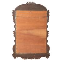 An Italian Carved and Painted Marble-Top Pier Table and Pier Mirror