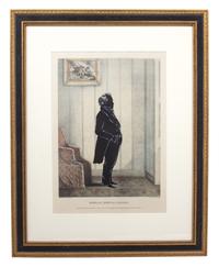A Group of Three Hand-Colored Engravings After William H. Brown Framed each 23 1/2 x 19 inches. — (American, 19th Century)