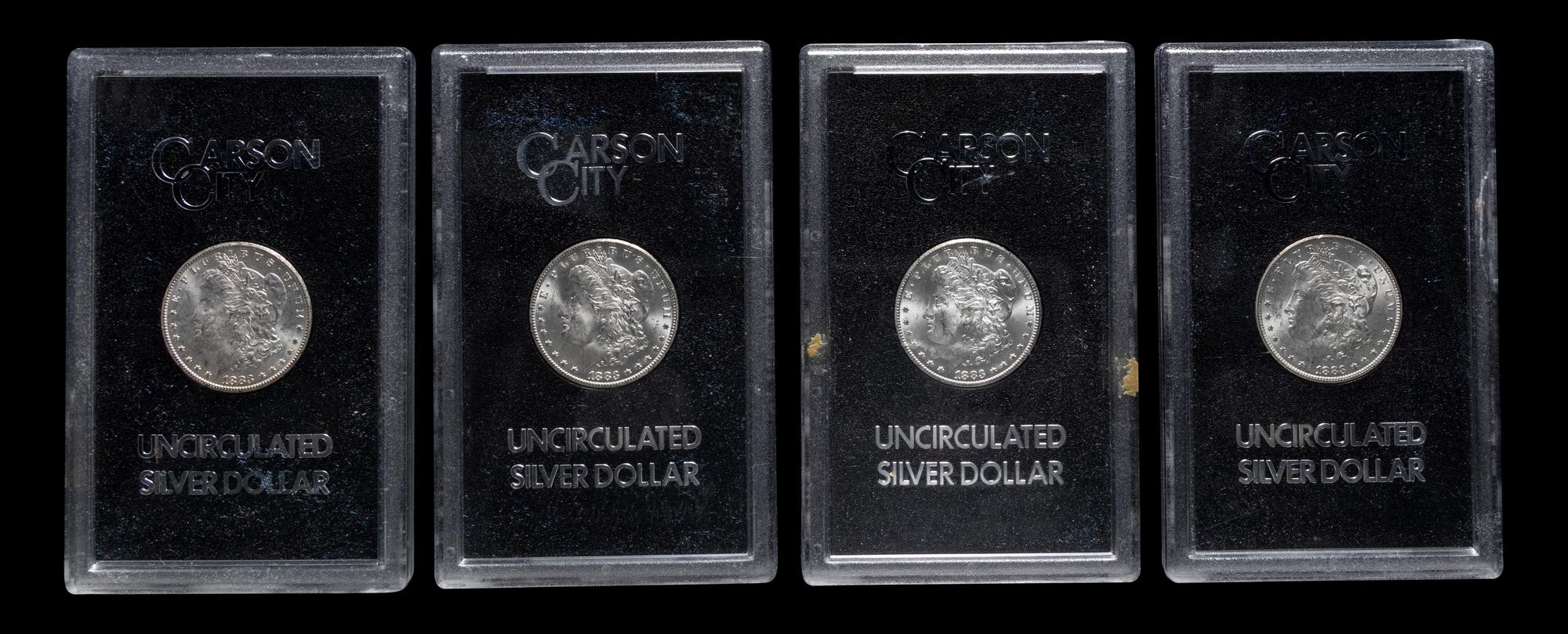 A Group of Ten 1883-CC GSA: Morgan $1 Coins