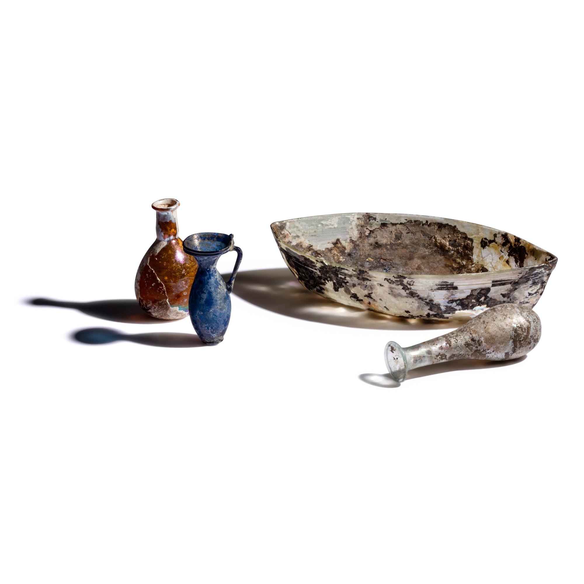 Four Roman Glass Articles