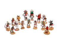 Collection of 29 Miniature Kachina Dolls