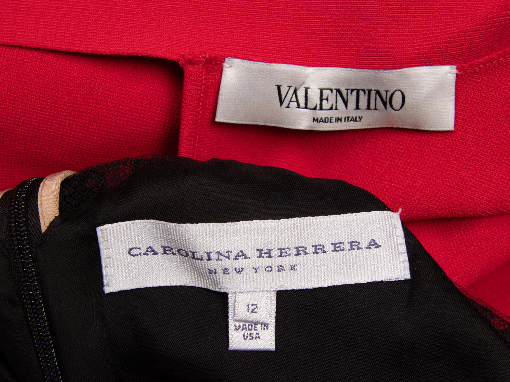 Carolina Herrera & Valentino, Two Dresses