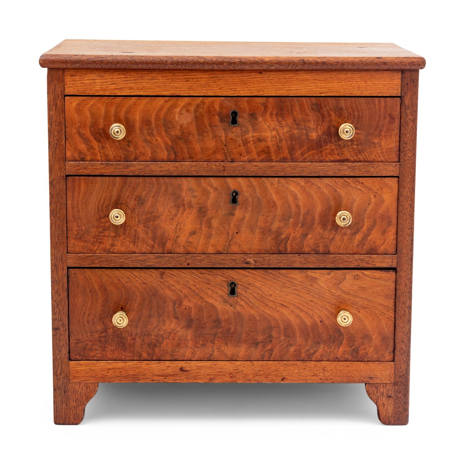 A Mahogany Diminutive Chest of Drawers