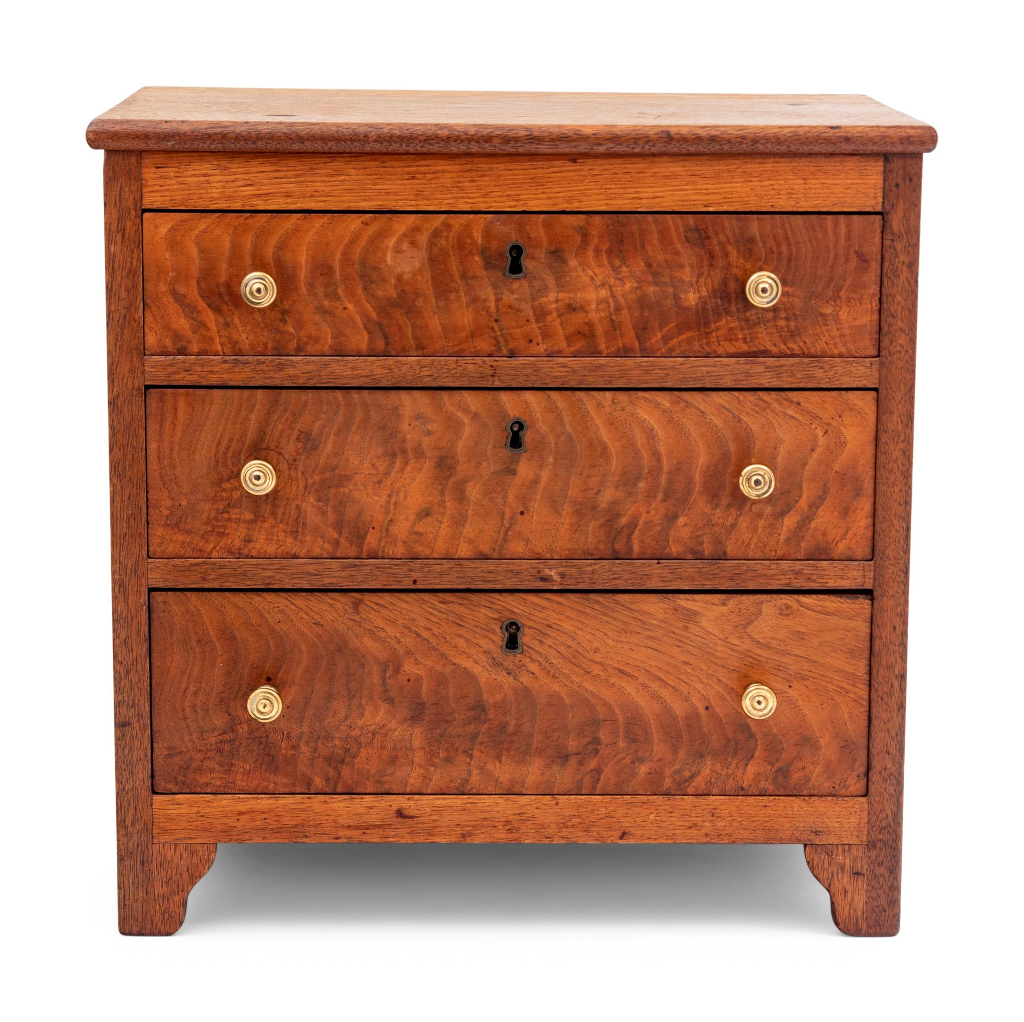 A Mahogany Diminutive Chest of Drawers