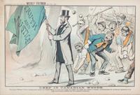 A Group of Four Irish Cartoon Lithographs Framed 18 1/2 x 13 inches.