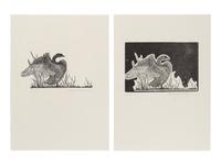 [CHELONIIDAE PRESS]. LOUYS, Pierre (1870-1925). Leda in Praise of the Blessings of Darkness . Alan James ROBINSON, illustrator. Easthampton, MA: Cheloniidae Press, 1985.