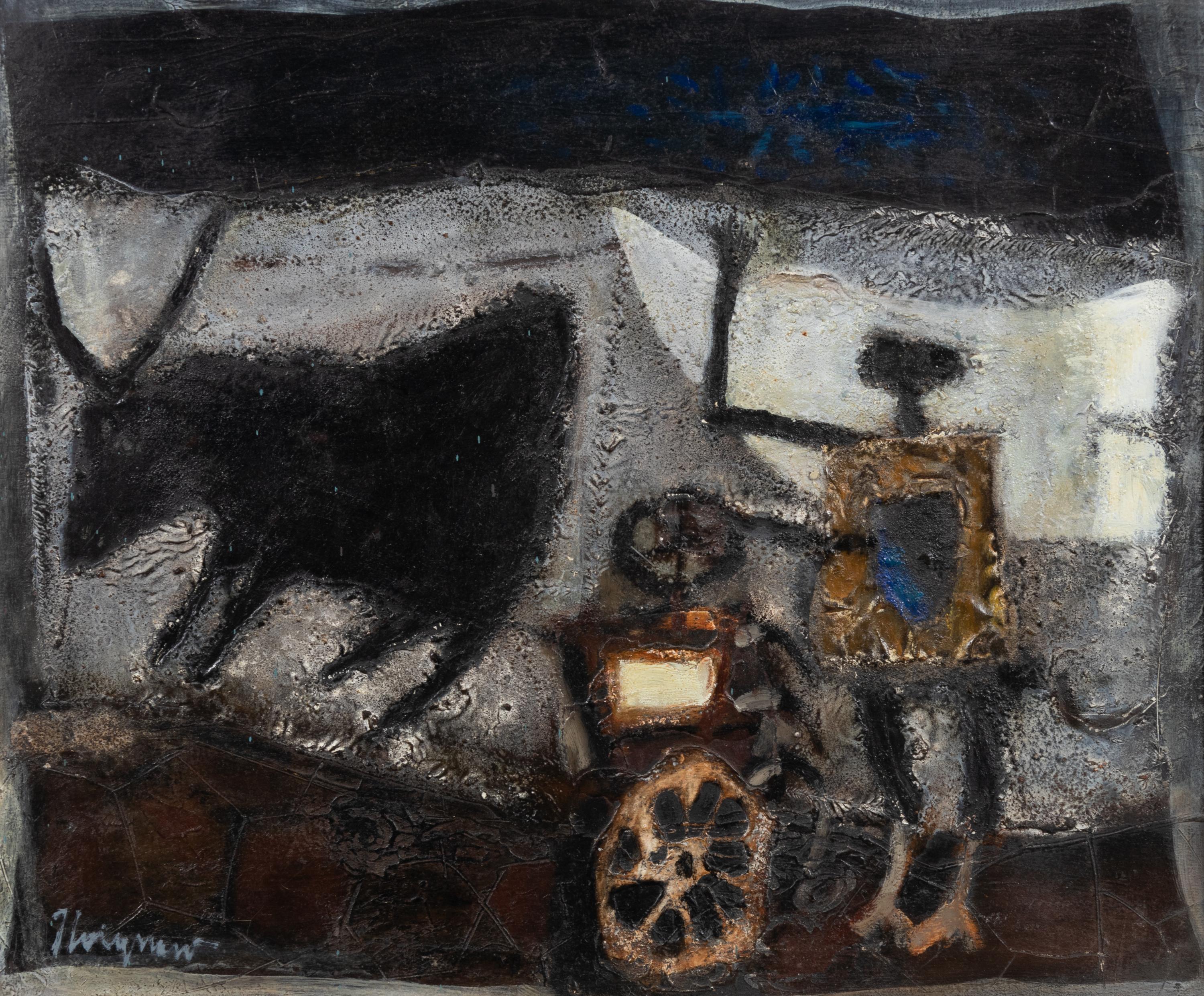 Figure with Cow