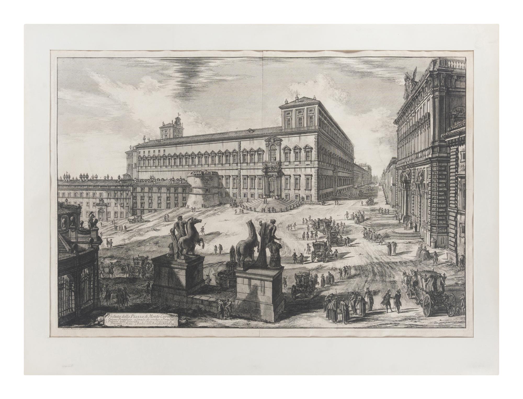 A group of 12 plates from Vedute di Roma and Le Antichità Romane , 18th century