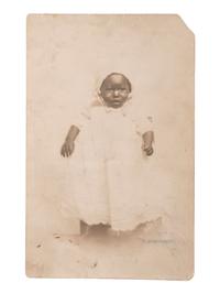 [EARLY PHOTOGRAPHY]. A group of 6 photographs of African American subjects, highlighted by lovely portrait of African American woman with white child.