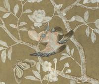A Pair of De Gournay Wallpaper Panels