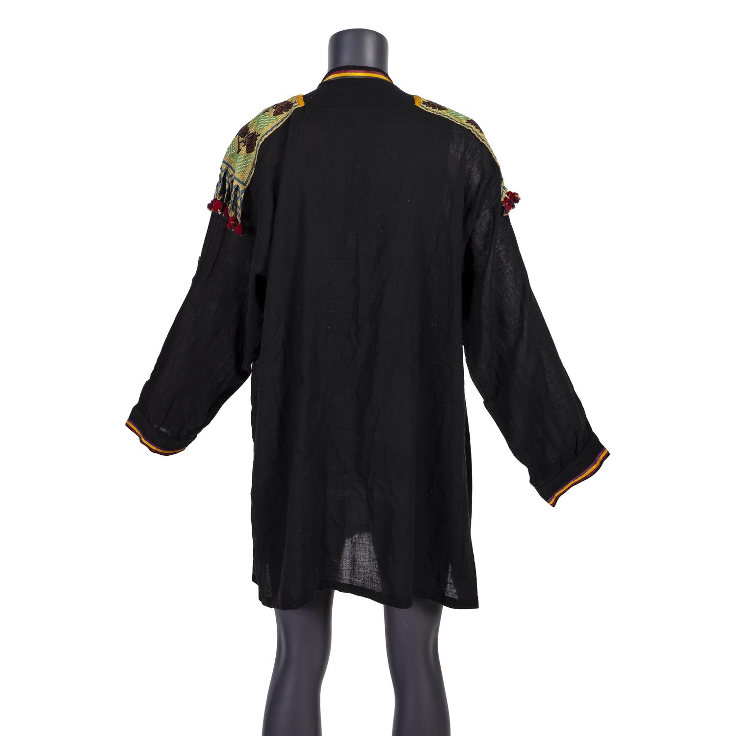 Potawatomi Cotton Shirt, with Loom Beadwork