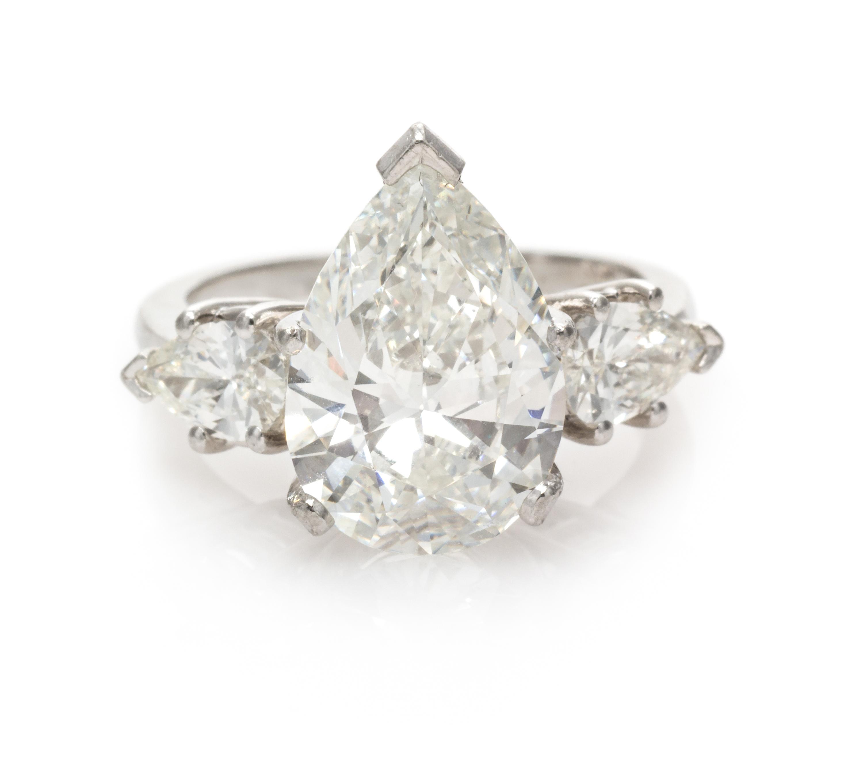 A Platinum and Diamond Ring, 4.80 dwts.