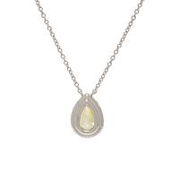 TIFFANY & CO., 'SOLESTE' FANCY INTENSE YELLOW DIAMOND, DIAMOND, AND PLATINUM NECKLACE