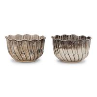 A Pair of Italian Silver Small Bowls