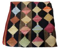 Amish "Log Cabin" pattern quilt late 19th century