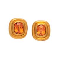 TIFFANY & CO., PALOMA PICASSO, YELLOW GOLD AND CITRINE EARRINGS
