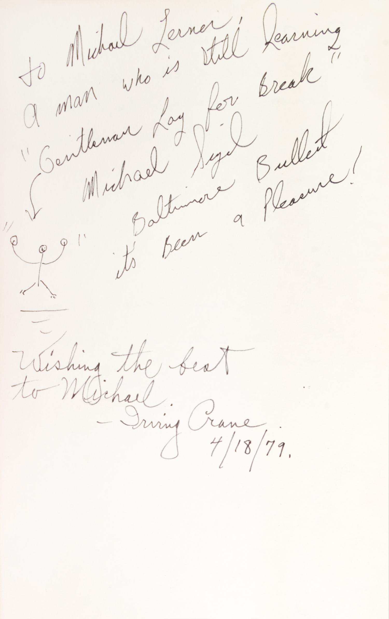 GRISSIM JOHN. Billiards. New York, [1978] First ed. Signed by 10 cast members of the movie The Baltimore Bullet, (1980).