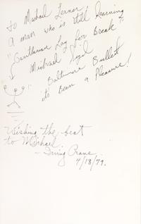GRISSIM JOHN. Billiards. New York, [1978] First ed. Signed by 10 cast members of the movie The Baltimore Bullet, (1980).