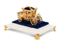 An Igor Carl Fabergé Model of an Imperial Wedding Coach