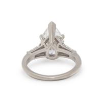 DIAMOND AND PLATINUM RING
