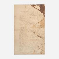 [Haiti] Hamilton, Alexander Autograph Letter, initialed