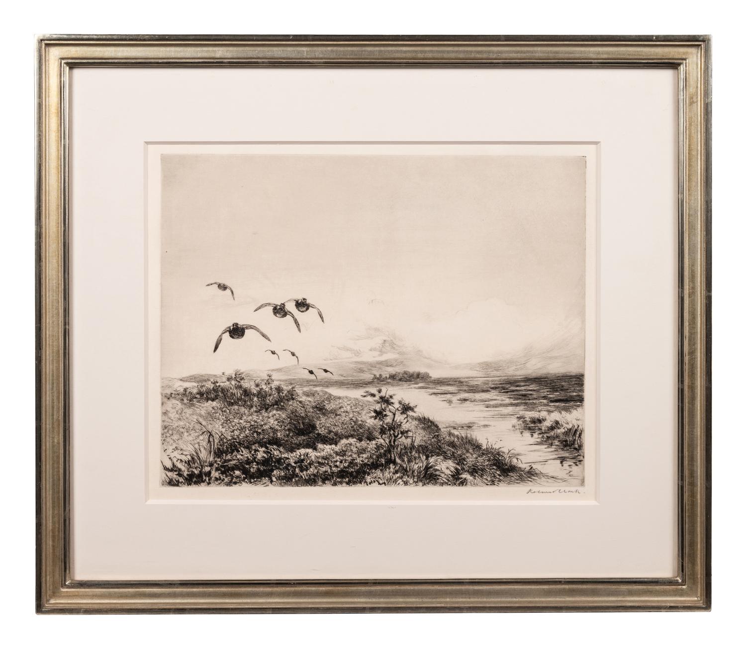 A Group of Three Dry-Point Etchings by Roland Clark (1847-1957)
