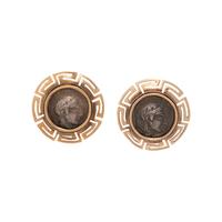COIN STUD EARRINGS