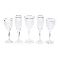 A Waterford Hanover Platinum Stemware Service