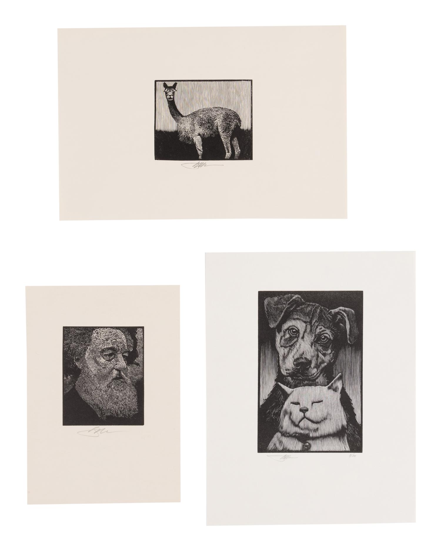 MOSER, Barry. The Animals. The Engravings of Barry Moser . With an Appreciation by Vance Studley. [Pasadena:] By Vance Studley for Pennyroyal Press, 1997.