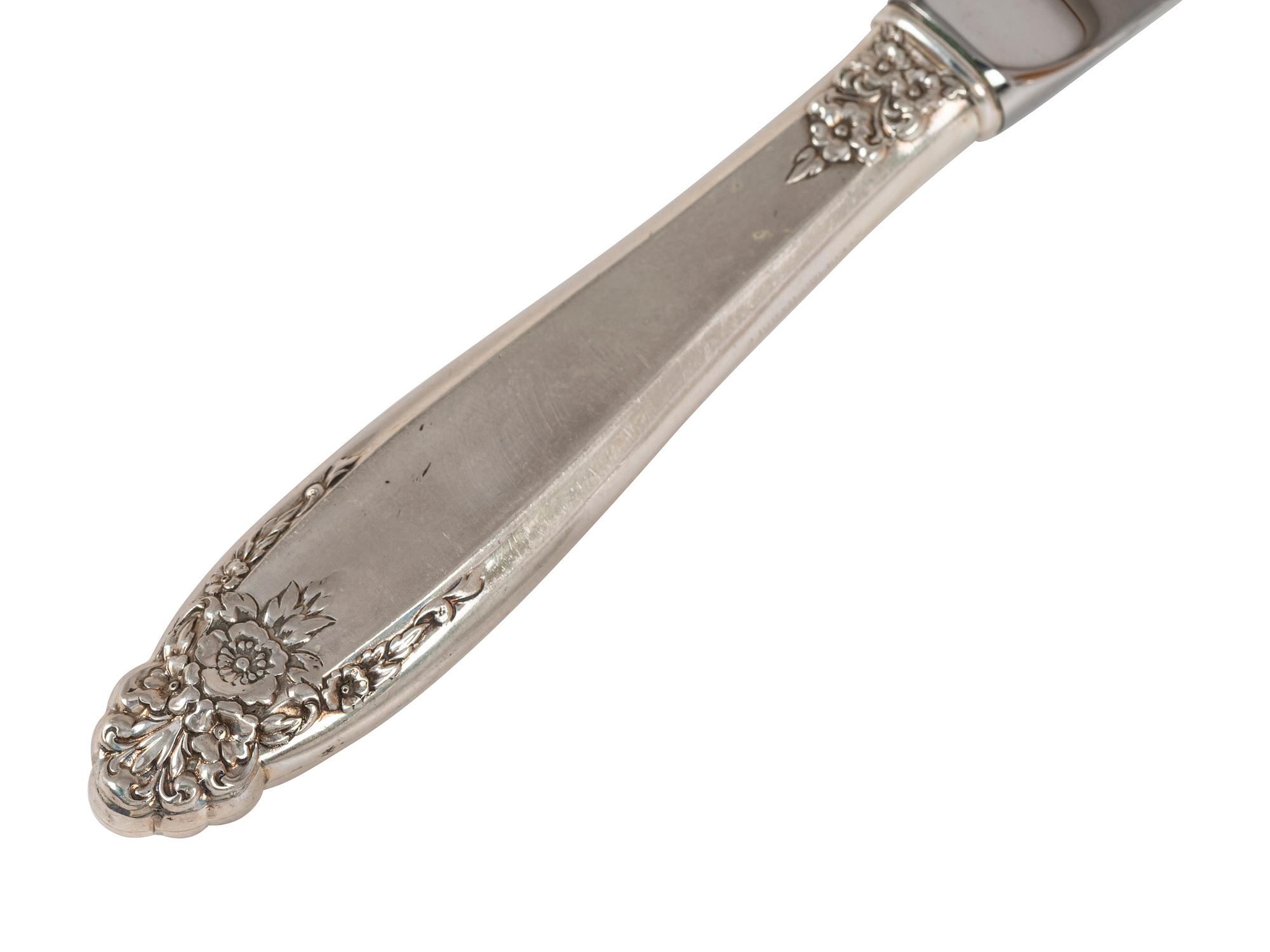 An International Silver Co. Silver Flatware Service